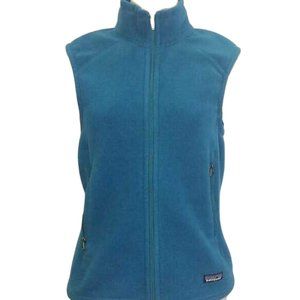 Patagonia Blue Zip Up Vest Size Medium